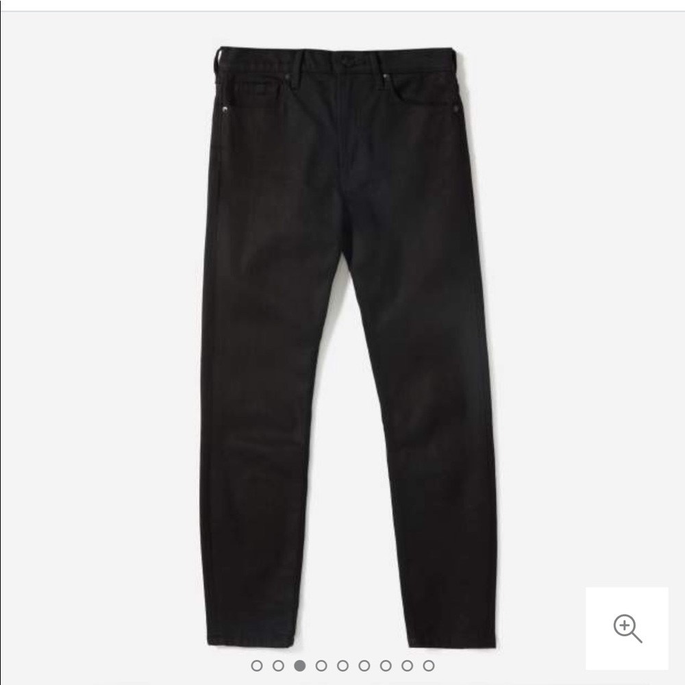 Everlane Mid-Rise Skinny Ankle Jeans Black